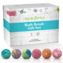 Sky Organics Bath Bomb Gift Set for Body to Soak, Nourish & Relax, 6 ct.