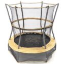 Skywalker Trampolines 55-Inch Bounce-N-Learn Trampoline, with Enclosure and Sound, Monkey