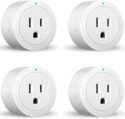Smart Plug Amysen - A Certified & Alexa, Echo & Google Home – Only WiFi 2.4G (4- Pack)