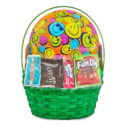 Smiley Playground Ball Easter Basket with Candies, Wondertreats
