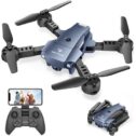 SNAPTAIN A10 Mini Foldable Drone with 1080P HD Camera FPV WiFi RC Quadcopter with Voice/Gesture Control, Trajectory Flight, Circle Fly,...