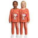 Snoopy Toddler Holiday Pullover and Jogger Pants Outfit Set, 2-Piece, Sizes 12M-5T
