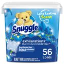 Snuggle Exhilarations In Wash Laundry Scent Booster Pacs, Blue Iris Bliss, 56 Count (Packaging may vary)