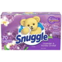 Snuggle Fabric Softener Dryer Sheets, Lavender & Vanilla Orchid, 70 Count
