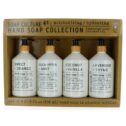 Soap Culture Hand Soap Moisturizing Collection Gift set of 4 x 21.5 oz bottles, Sweet Orange, Eucalyptus Mint, Coconut Vanilla,...