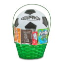 Soccer Ball Easter Filled Basket with Candy, Wondertreats