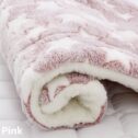 Soft Fleece Pet Blanket Winter Warm Crate Bed Mat Cage Cushion Pad for Dog Cat Puppy Kitten