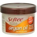Softee Argan Oil Hair & Scalp Conditioner for Textured Hair 3oz, Dry Hair Type