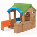 Step2 Gather & Grille Brown Toddler Playhouse Plastic Kids Outdoor Toys