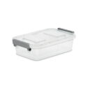 Sterilite 2.7 Qt. Modular Latch Box Plastic, Titanium