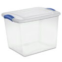 Sterilite 27 Quart Stadium Blue Latch Box