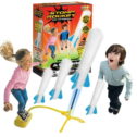 Stomp Rocket® Original Jr. Glow Rocket Launcher for Kids, Soars up to 100 Ft, 4 Foam Rockets and Adjustable Launcher,...
