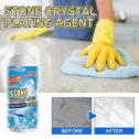 Stone Crystal Plating Agent Kitchen Stone Tile Countertop Quartz Stone Scratch Repair Cleaning Stains kitchen cleaner Brightener 100ml(2PC)