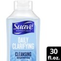 Suave Essentials Clarifying Moisturizing Daily Shampoo with Aloe, 30 fl oz