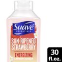 Suave Essentials Moisturizing Shine Enhancing Daily Conditioner with Aloe & Fresh-Picked Strawberries, 30 fl oz