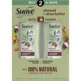 Suave Professionals Almond and Shea Butter Moisturizing Shampoo and Conditioner Paraben-free and Dye-free for Dry Hair 28 oz, 2 Count – WALMART