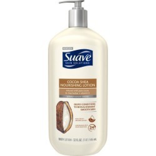 Suave Skin Solutions Body Lotion Cocoa Butter and Shea - 32 oz