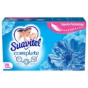 Suavitel Complete Dryer Sheets, Fabric Conditioner, Field Flowers Scent, 70 Sheets