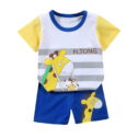 Summer Savings Clearance! Edvintorg 6Months-6Years Summer Children's Clothes Baby Boy T-Shirt+Pant 2Pcs/Set Kids Cartoon Short Sleeve Suit Toddle Girl Clothes...