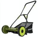 Sun Joe 16-inch Manual Reel Mower W/ Grass Catcher, 4-Position