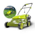 Sun Joe Electric 14-inch Walk-Behind Push Lawn Mower, 12-Amp, 3-Position