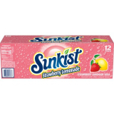 Sunkist Strawberry Lemonade Soda Cans, 12 Fl Oz, 12 Count HOT DEAL AT WALMART!