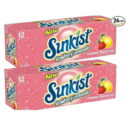 Sunkist Soda Bundled by Louisiana Pantry (Strawberry Lemonade, 24 Pack 12 oz Cans)