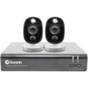 Swann SWDVK-445802WL-US 1080p Full HD Surveillance System Kit With 4-Channel 1 TB DVR And Two 1080p Cameras