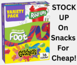 Sweet Savings on Fruit Roll Ups Variety Pack!