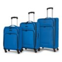 Swiss Mobility - 3 Piece Luggage Set, Lightweight and Resistant softside Equipped with 360 Degree Spinner Wheels (Carry-on, 24 inch,...