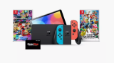 Switch OLED Bundle With Games and $50 Gift Card Cyber Monday Deal!