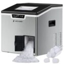 Sycees 44lbs/24H Ice Machine 2 in 1 Ice Maker & Shaver Portable for Countertop Auto-Control with Ice Scoop Cup Basket/Stainless...