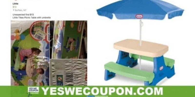 Little Tikes Play Table – Walmart Unmarked Clearance Deal