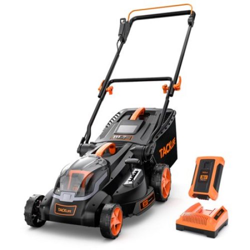 TACKLIFE 40V MAX 4.0Ah 16in Cordless Lawn Mower with Copper Brushless Motor - KDLM4040A