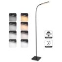 TaoTronics LED Floor Lamp, 4 Brightness Levels & 4 Colors Dimmable Floor Lamp Modern Standing Light Adjustable Gooseneck Task Lighting...
