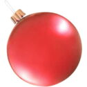 TERGAYEE 25.6 Inch Inflatable Christmas Ornaments,Christmas Decorations, Reusable Blow Up Yard Decor, Oversized Seasonal Holiday Hanging Up Ornaments Ball Ideal...