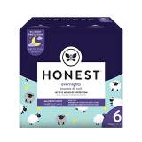 The Honest Company Overnight Diapers, Sleepy Sheep, Size 6, 42 Count Club Box HOT DEAL AT WALMART!