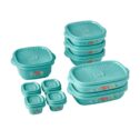The Pioneer Woman 20-Piece Food Storage Set with BPA-Free Plastic Containers and Lids, Breezy Blossom