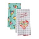 The Pioneer Woman Cook Heart Kitchen Towel Set, Multicolor, 16