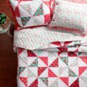 The Pioneer Woman Holiday Pinwheel 3-Piece Quilt Set, Full/Queen