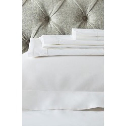 The White Company Single Row Cord 200 Thread Count Sheets at Nordstrom, Size Twin