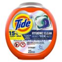 Tide Hygienic Clean Heavy 10x Duty Power Pods Laundry Detergent Pacs, Original, 25 Ct