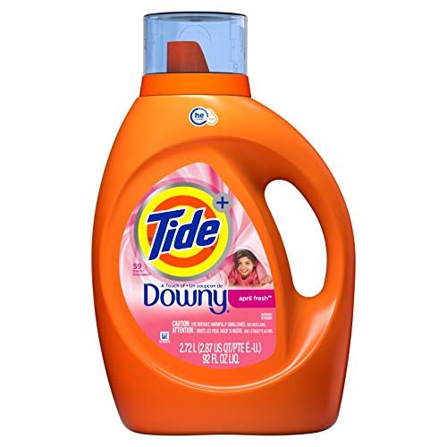 Tide Liquid Laundry Detergent with a Touch of Downy, April Fresh, 59 Loads 92 fl oz