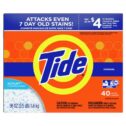 Tide Original Scent, 40 loads Powder Laundry Detergent, 56 oz