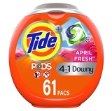 Tide PODS Plus Downy 4 in 1 HE Turbo Laundry Detergent Soap Pods, April Fresh Scent, 61 Count Tub – Packaging May Vary ON SALE!