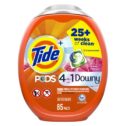 Tide Pods with Downy, April Fresh, 85 Ct Laundry Detergent Pacs