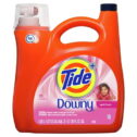 Tide Downy April Fresh, 89 Loads Liquid Laundry Detergent, 138 fl oz