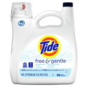 Tide Free & Gentle HE, 96 Loads Liquid Laundry Detergent, 138 Fl oz