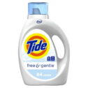 Tide Free & Gentle Liquid Laundry Detergent, 64 Loads 92 fl oz