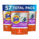 Tide Hygienic Clean Power PODS, Spring Meadow, Laundry Detergent Pacs, 57 Ct